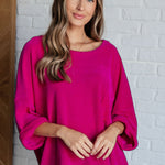 Pink Thoughts Chenille Blouse