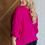 Pink Thoughts Chenille Blouse