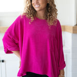 Pink Thoughts Chenille Blouse