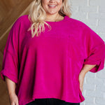 Pink Thoughts Chenille Blouse