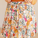 Spring Fields Floral Skirt