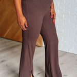 Stamina Stride Flare Leggings in Espresso