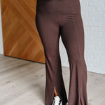 Stamina Stride Flare Leggings in Espresso