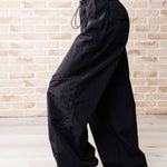 Step Up Joggers in Black