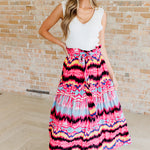 Watch Me Twirl Abstract Skirt