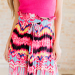 Watch Me Twirl Abstract Skirt