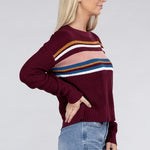 Striped Pullover Sweater