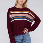 Striped Pullover Sweater