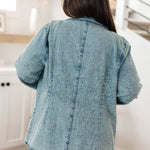 Business Brunch Denim Blazer