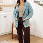 Business Brunch Denim Blazer