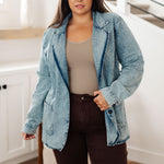 Business Brunch Denim Blazer