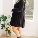 In the Thick of It Long Sleeve Skort Dress