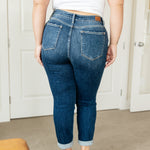 London Midrise Cuffed Boyfriend Jeans