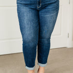 London Midrise Cuffed Boyfriend Jeans