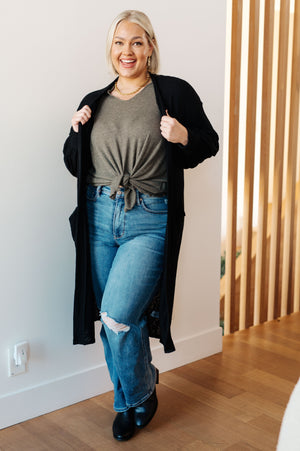 Lengths You'll Go Duster Cardigan