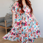 Let Me Frolic Balloon Sleeve Floral Dress