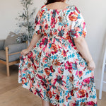 Let Me Frolic Balloon Sleeve Floral Dress