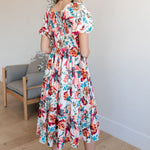 Let Me Frolic Balloon Sleeve Floral Dress