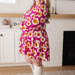 Magnificently Mod Floral Shirt Dress