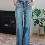 Mindy Mid Rise Wide Leg Jeans