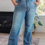 Mindy Mid Rise Wide Leg Jeans