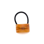 Rectangle Cuff Hair Tie Elastic in Amber