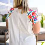 Rose Garden Embroidered Blouse