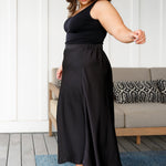 Timeless Tale Maxi Skirt in Black