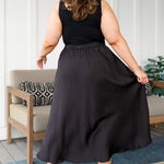 Timeless Tale Maxi Skirt in Black