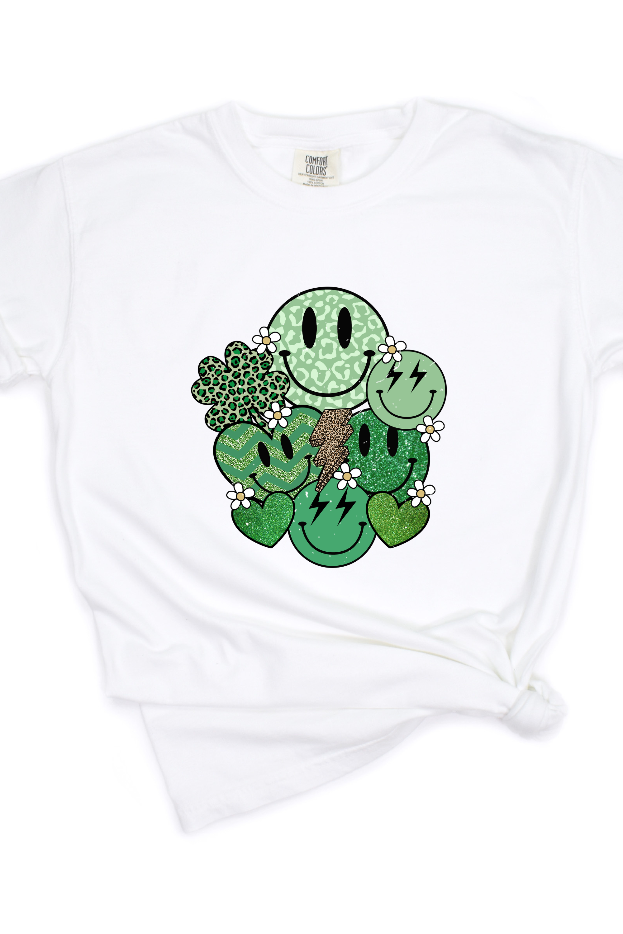 SMILE SHAMROCK TEE (COMFORT COLORS)