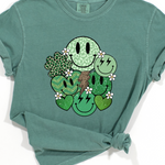 SMILE SHAMROCK TEE (COMFORT COLORS)