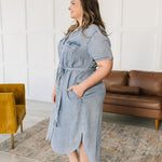 Wait For It Denim Shirtdress