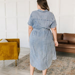 Wait For It Denim Shirtdress