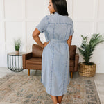 Wait For It Denim Shirtdress