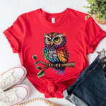 Rainbow Owl Tee