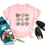 Positive Affirmation Hearts tee