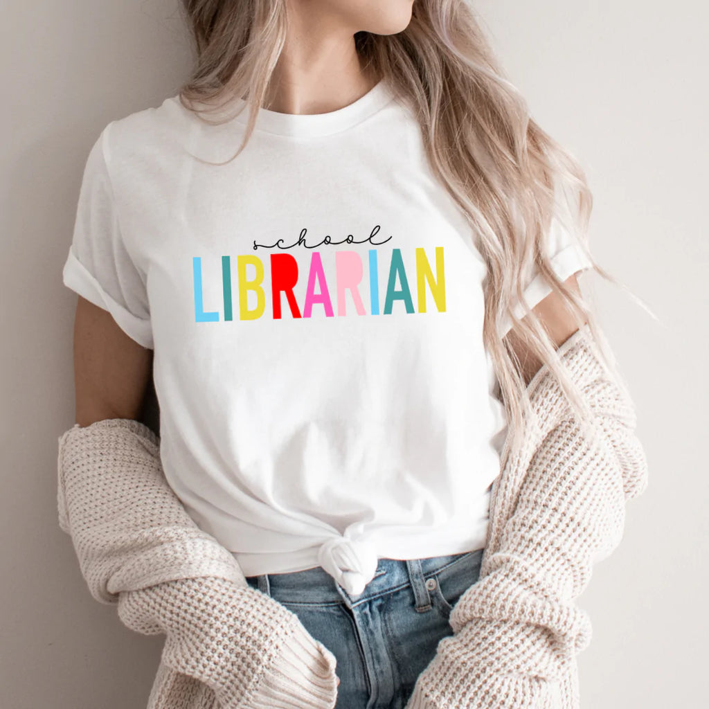 School Librarian Tee