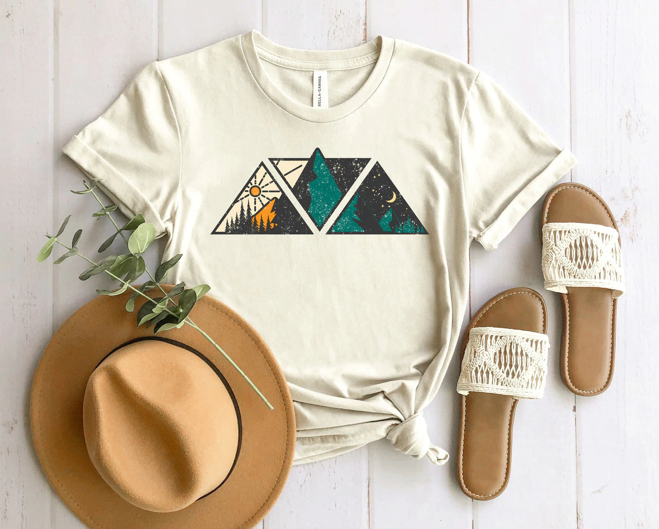 Retro Mountain Sky Tee