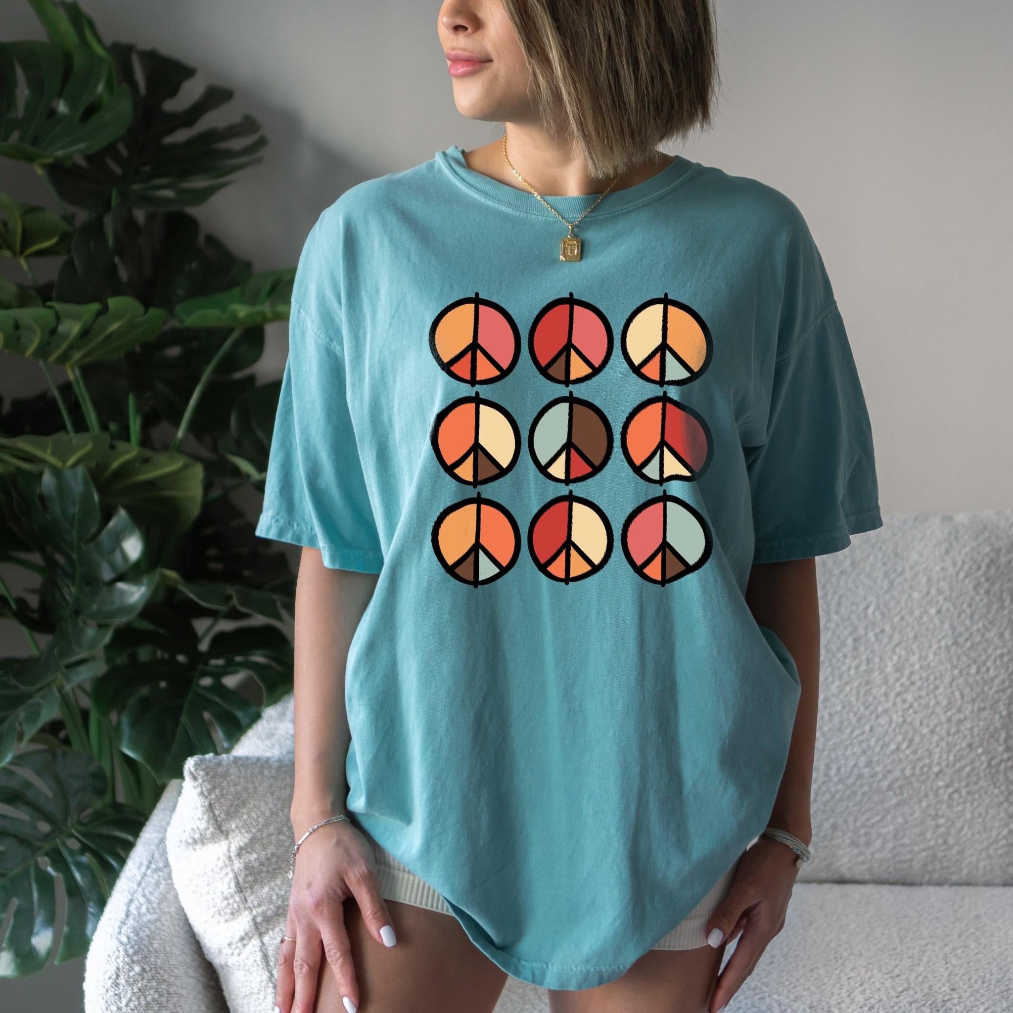 Peace Sign Boxy Tee