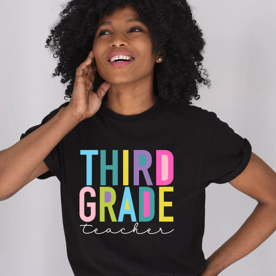 Third Grade Teacher Tee