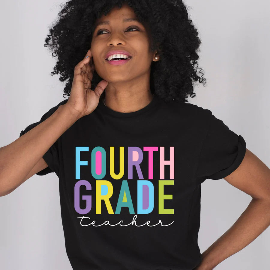 Fourth Grade Teacher Tee