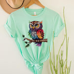 Rainbow Owl Tee