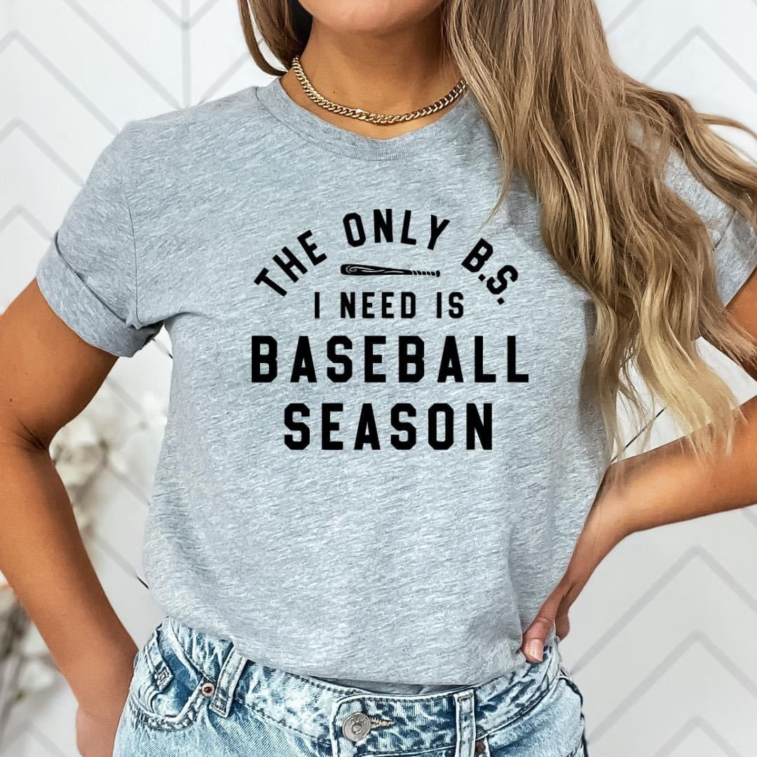 The Only BS is Baseball Tee