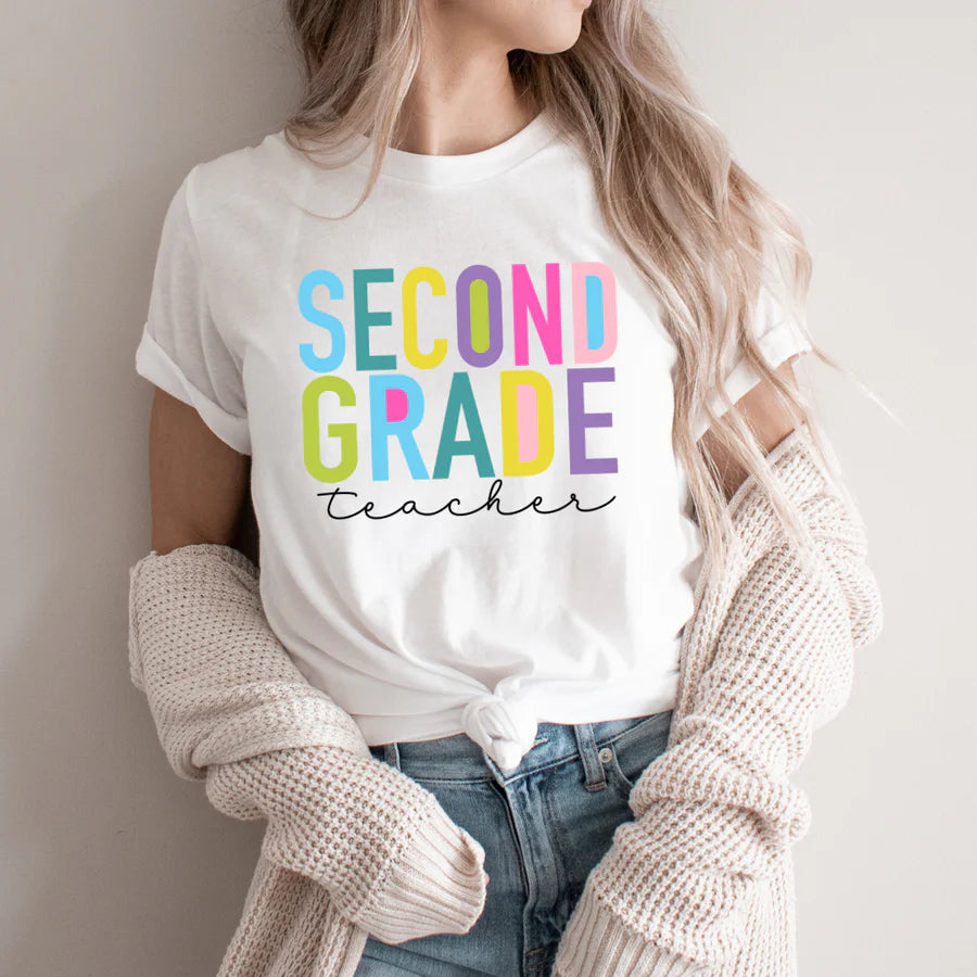 Second Grade Teacher Tee