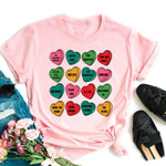 90’s Rock Conversation Hearts tee